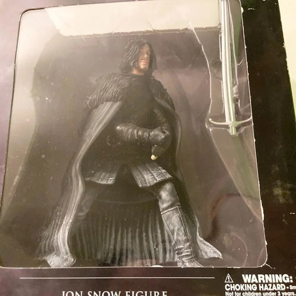 2014  Game Of Thrones Jon Snow Action Figure Dark Horse Deluxe HBO - Picture 2 of 16